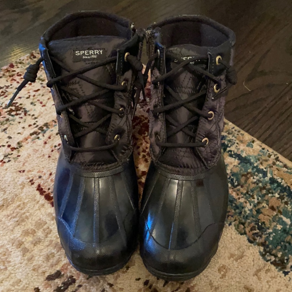 Black Women’s Sperry Topsiders